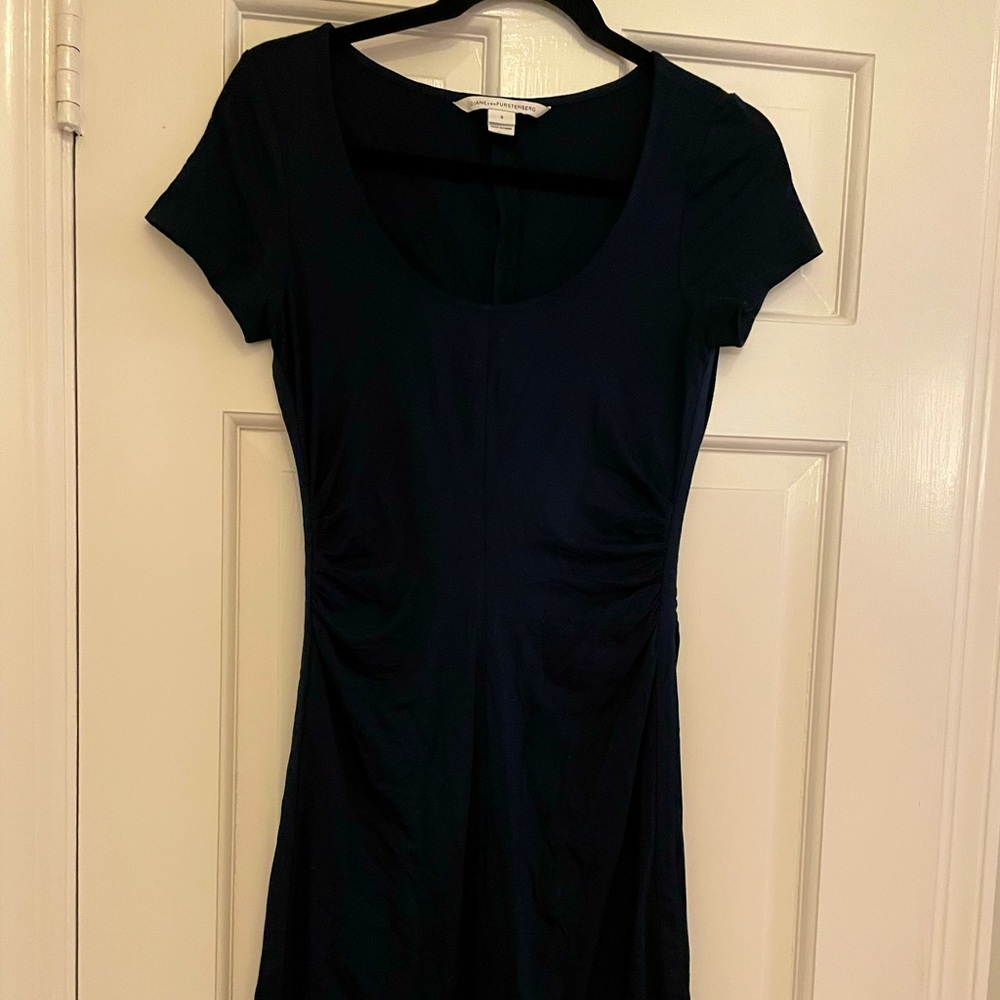Diane von Furstenberg blue dress in Small